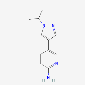 5-(1-Isopropyl-1H-pyrazol-4-YL)pyridin-2-amine