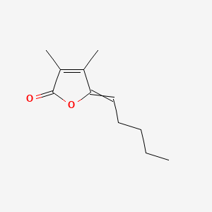 3,4-Dimethyl-5-pentylidenefuran-2(5H)-one