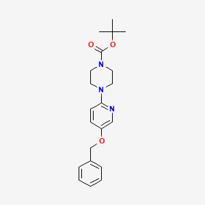 Tert-butyl 4-(5-(benzyloxy)pyridin-2-YL)piperazine-1-carboxylate