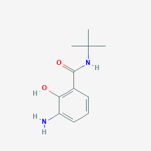 molecular formula C11H16N2O2 B1397127 3-amino-N-tert-butyl-2-hydroxybenzamide CAS No. 473731-39-4