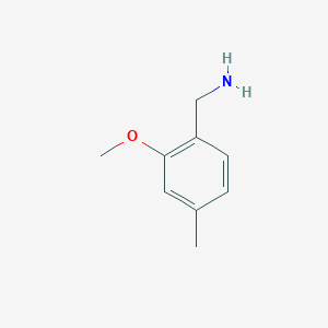 B1397132 (2-Methoxy-4-methylphenyl)methanamine CAS No. 851670-22-9