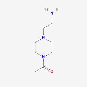 B139715 1-[4-(2-Aminoethyl)piperazin-1-yl]ethanone CAS No. 148716-35-2