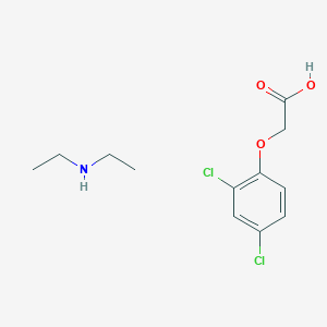 molecular formula C12H17Cl2NO3 B13971507 2,4-D-diethylammonium CAS No. 20940-37-8