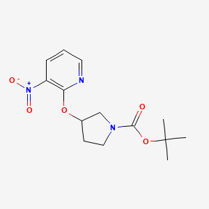 tert-Butyl 3-((3-nitropyridin-2-yl)oxy)pyrrolidine-1-carboxylate