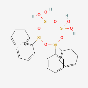 2,2,4,4-Tetrahydroxy-6,6,8,8-tetraphenyl-1,3,5,7,2,4,6,8-tetraoxatetrasilocane