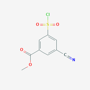 Methyl 3-(chlorosulfonyl)-5-cyanobenzoate