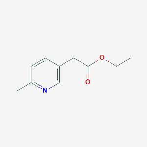 molecular formula C10H13NO2 B1397155 2-(6-甲基吡啶-3-基)乙酸乙酯 CAS No. 91843-27-5