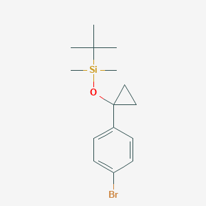 (1-(4-Bromophenyl)cyclopropoxy)(tert-butyl)dimethylsilane