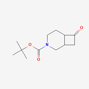 molecular formula C12H19NO3 B1397163 3-Boc-7-氧代-3-氮杂双环[4.2.0]辛烷 CAS No. 1221818-10-5