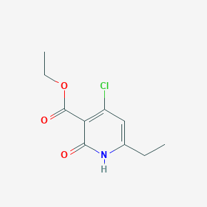 Ethyl 4-chloro-6-ethyl-2-oxo-1,2-dihydropyridine-3-carboxylate