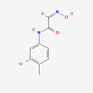 (2Z)-N-(3-bromo-4-methylphenyl)-2-hydroxyiminoacetamide