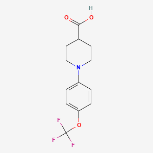 1-(4-(Trifluoromethoxy)phenyl)piperidine-4-carboxylic acid