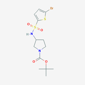 tert-Butyl 3-(5-bromothiophene-2-sulfonamido)pyrrolidine-1-carboxylate