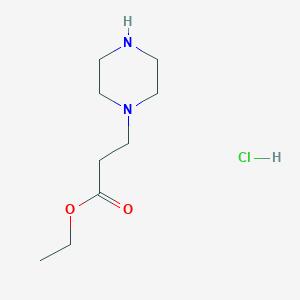 Ethyl 3-(piperazin-1-yl)propanoate hydrochloride