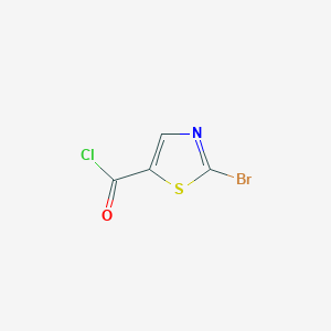 molecular formula C4HBrClNOS B1397167 2-Bromo-1,3-thiazole-5-carbonyl chloride CAS No. 62435-93-2