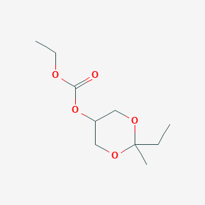 Ethyl 2-ethyl-2-methyl-1,3-dioxan-5-yl carbonate