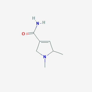 1,5-Dimethyl-2,5-dihydro-1H-pyrrole-3-carboxamide