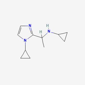 N-(1-(1-cyclopropyl-1H-imidazol-2-yl)ethyl)cyclopropanamine