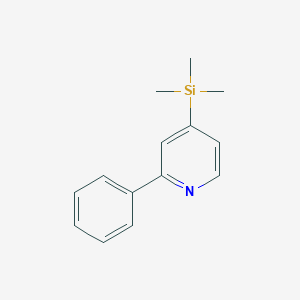 2-Phenyl-4-(trimethylsilyl)pyridine