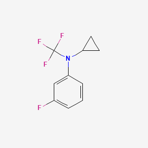 N-cyclopropyl-3-fluoro-N-(trifluoromethyl)aniline