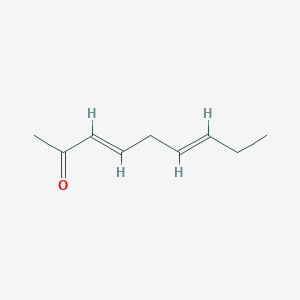 molecular formula C9H14O B13971781 3,6-Nonadien-2-one 