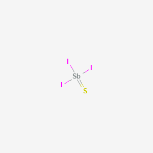 molecular formula I3SSb B13971786 Triiodo-lambda~5~-stibanethione CAS No. 116403-58-8