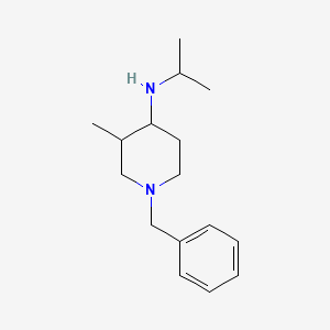 molecular formula C16H26N2 B13971839 1-benzyl-N-isopropyl-3-methylpiperidin-4-amine 