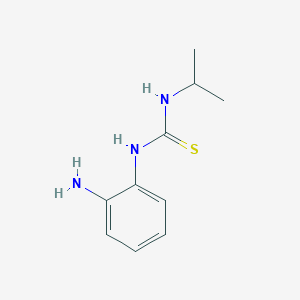 molecular formula C10H15N3S B13971857 1-(2-Aminophenyl)-3-propan-2-ylthiourea CAS No. 7465-08-9