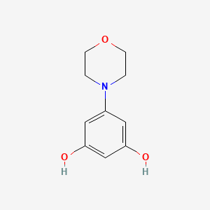 molecular formula C10H13NO3 B1397191 5-(Morpholin-4-yl)benzene-1,3-diol CAS No. 767357-61-9