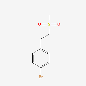 molecular formula C9H11BrO2S B1397197 1-Bromo-4-(2-(methylsulfonyl)ethyl)benzene CAS No. 936727-74-1