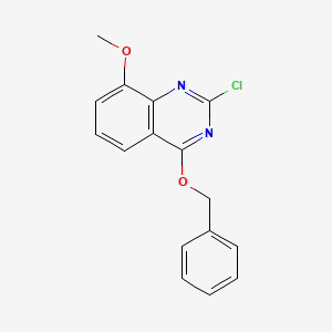 4-(Benzyloxy)-2-chloro-8-methoxyquinazoline