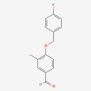 4-(4-Fluorobenzyloxy)-3-methylbenzaldehyde