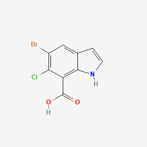 5-bromo-6-chloro-1H-indole-7-carboxylic acid