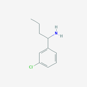 molecular formula C10H14ClN B1397202 1-(3-氯苯基)丁-1-胺 CAS No. 51089-99-7