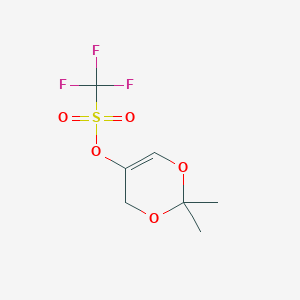 2,2-Dimethyl-4H-1,3-dioxin-5-YL trifluoromethanesulfonate