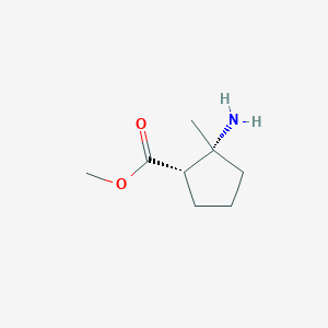 Methyl (1S,2R)-2-amino-2-methylcyclopentanecarboxylate