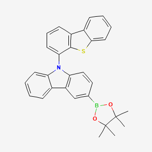 9-(dibenzo[b,d]thiophen-4-yl)-3-(4,4,5,5-tetramethyl-1,3,2-dioxaborolan-2-yl)-9H-carbazole