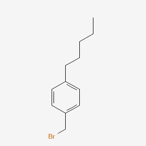 molecular formula C12H17Br B13972071 1-(Bromomethyl)-4-n-pentylbenzene CAS No. 6853-58-3