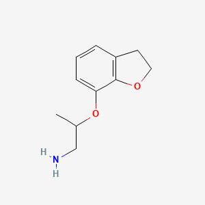 2-((2,3-Dihydrobenzofuran-7-yl)oxy)propan-1-amine