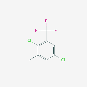 molecular formula C8H5Cl2F3 B1397219 2,5-Dichloro-3-methylbenzotrifluoride CAS No. 1806346-98-4