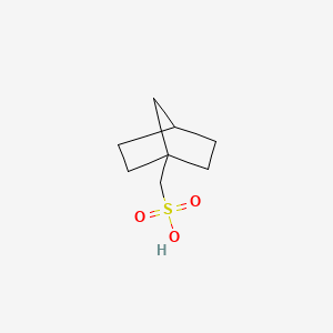 molecular formula C8H14O3S B13972305 (Bicyclo[2.2.1]heptan-1-yl)methanesulfonic acid CAS No. 57017-86-4