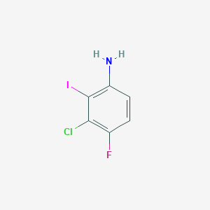 3-Chloro-4-fluoro-2-iodoaniline