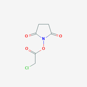 molecular formula C6H6ClNO4 B139724 N-(氯乙酰氧基)琥珀酰亚胺 CAS No. 27243-15-8