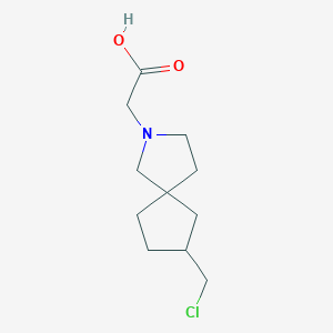 2-(7-(Chloromethyl)-2-azaspiro[4.4]nonan-2-yl)acetic acid