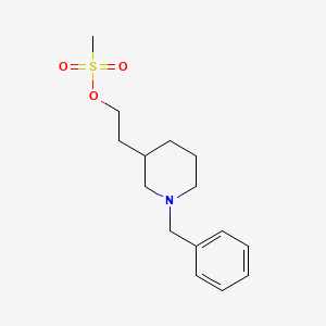 2-(1-Benzylpiperidin-3-yl)ethyl methanesulfonate