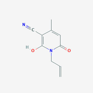 6-Hydroxy-4-methyl-2-oxo-1-(prop-2-en-1-yl)-1,2-dihydropyridine-3-carbonitrile