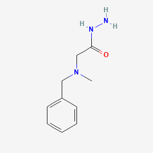 molecular formula C10H15N3O B1397250 2-[Benzyl(methyl)amino]acetohydrazide CAS No. 71480-86-9