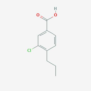 molecular formula C10H11ClO2 B13972500 3-Chloro-4-propylbenzoic acid 