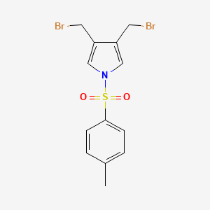 molecular formula C13H13Br2NO2S B13972502 3,4-Bis(bromomethyl)-1-tosyl-1H-pyrrole CAS No. 498580-19-1