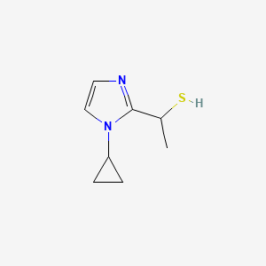 1-(1-cyclopropyl-1H-imidazol-2-yl)ethanethiol